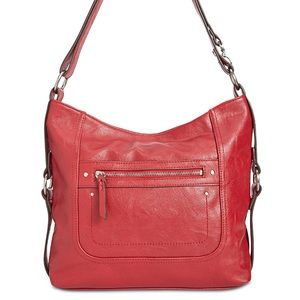 Hobo Bag with Silver Hardware
